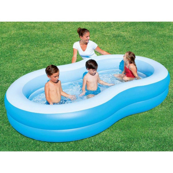 Bestway - Lagoon családi medence 262 x 157 x 46 cm akciós termékkép 1
