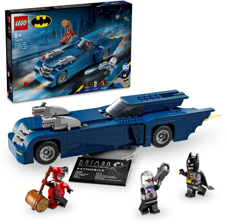 LEGO® Super Heroes: 76274 Batman és a Batmobile vs. Harley Quinn és Mr. Freeze akciós termékkép 1