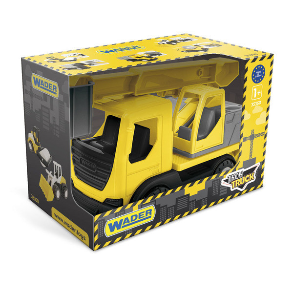 Wader - Tech Truck kosaras darus autó 29 cm-es akciós termékkép 1
