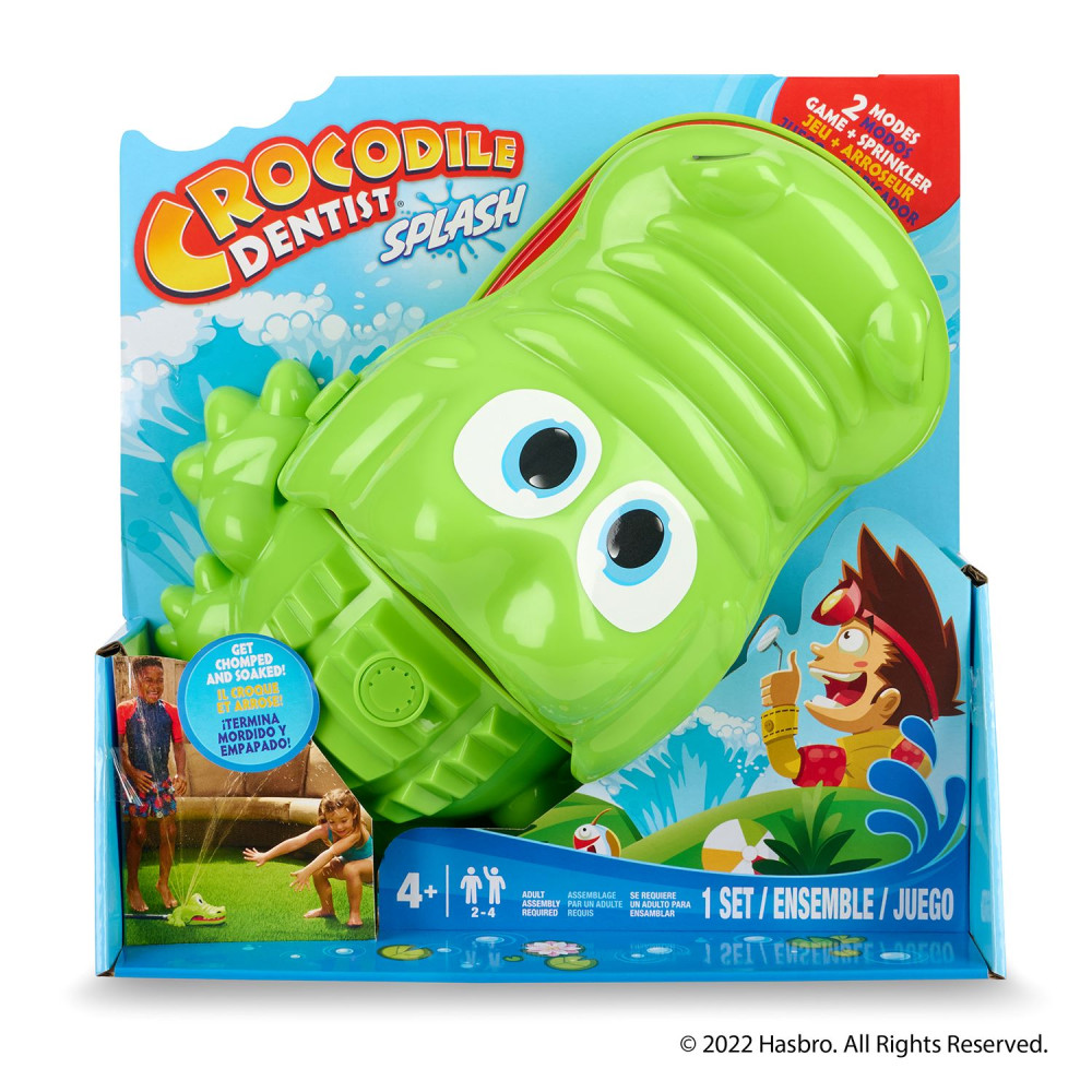 Hasbro - Krokodil fogászat vízspriccelő játék akciós termékkép 1