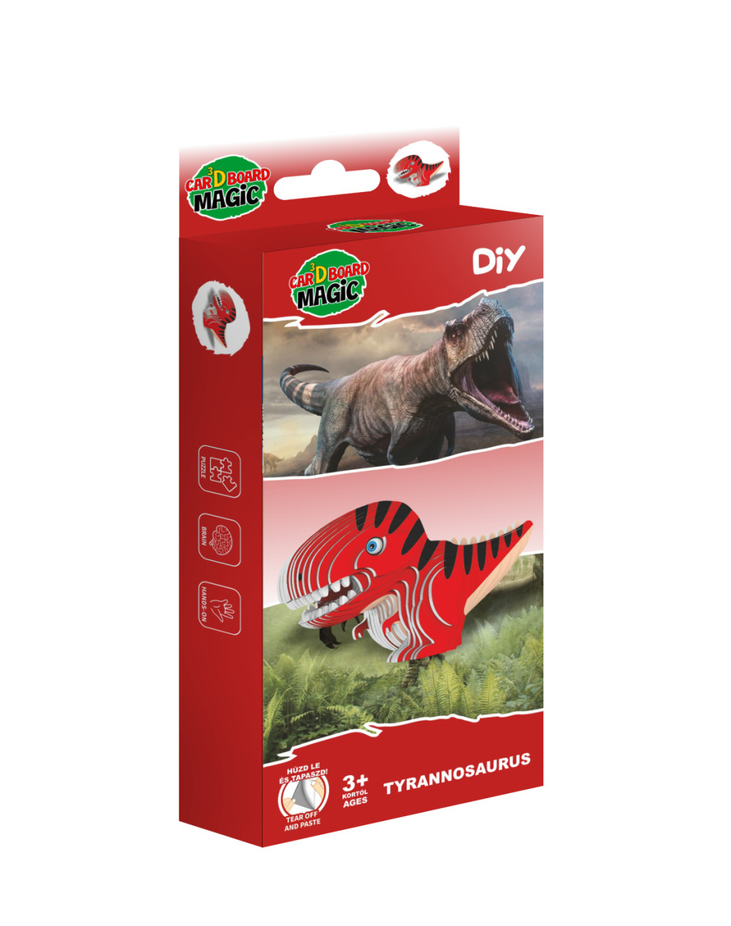 3D papírszobrászat - Tyrannosaurus Rex akciós termékkép 1